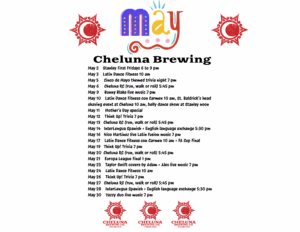 monthly events list