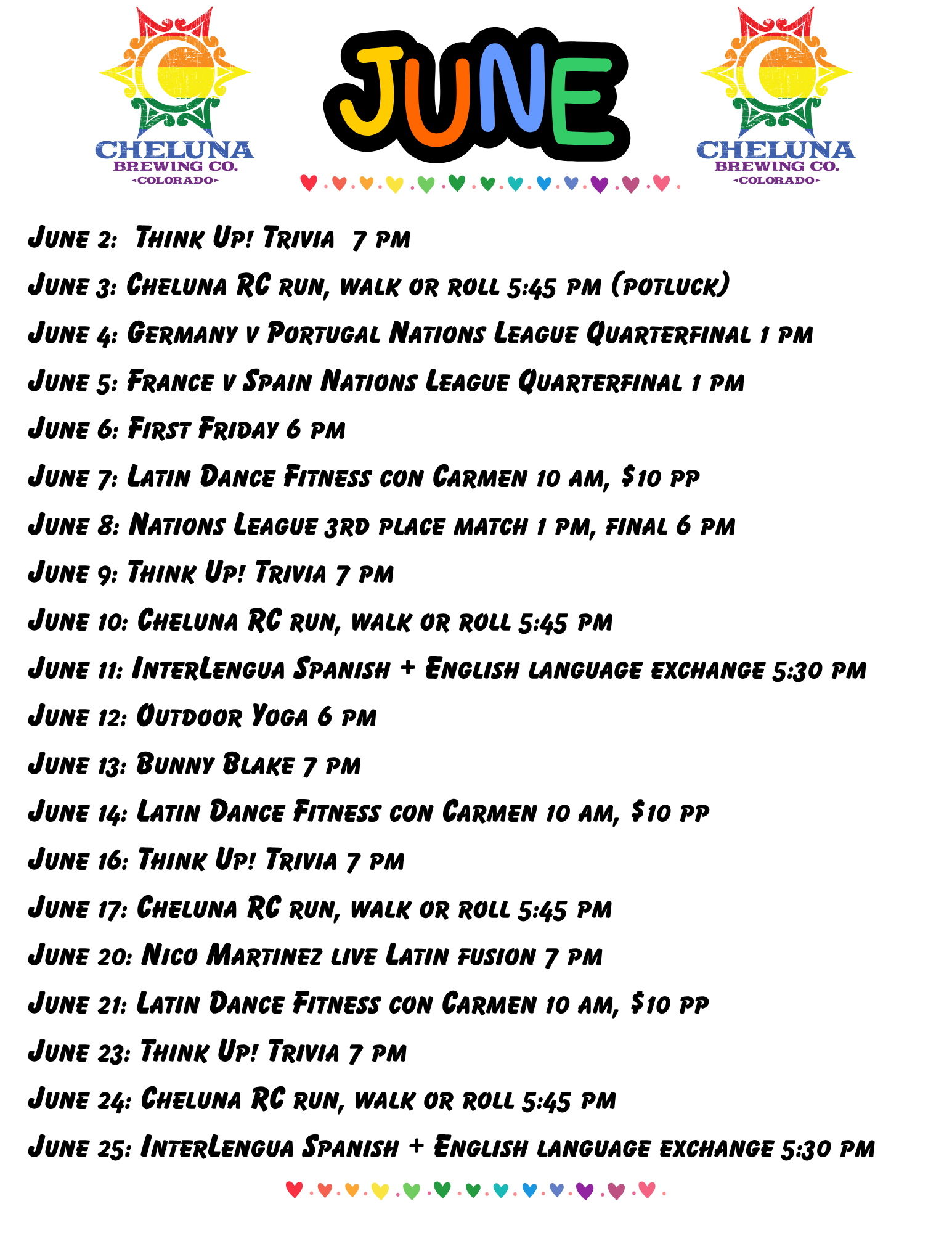 June 2025 events